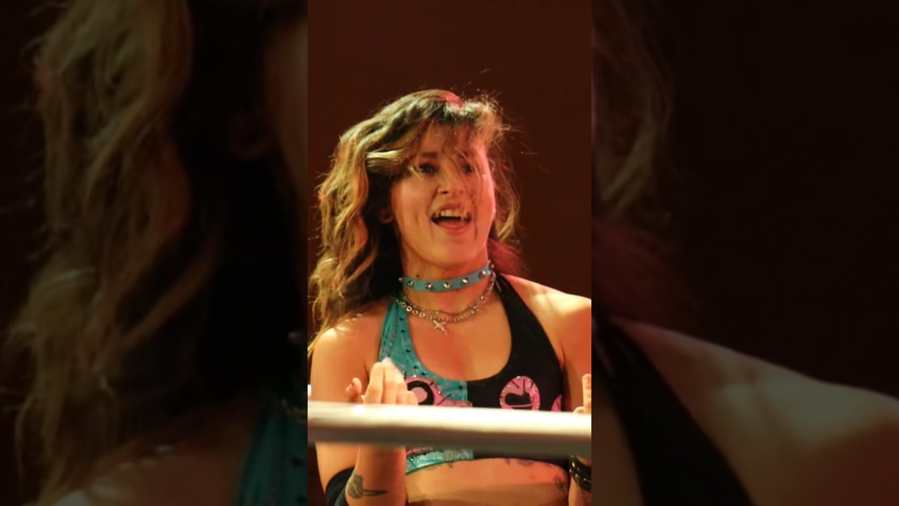 Brooke Havok sets the trap #womenswrestling