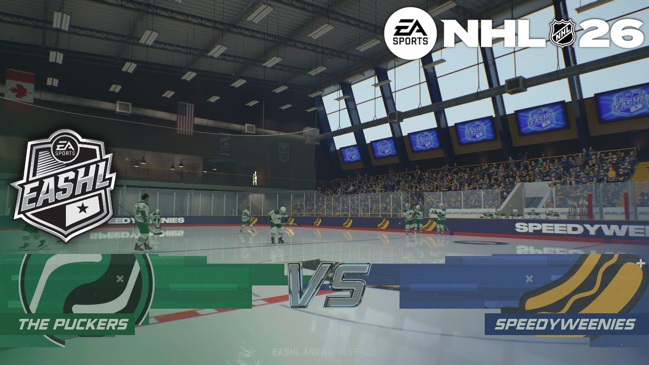 The Puckers vs. SpeedyWeenies - NHL 26 6v6 EASHL Season Play (S3) 2-11-26 (4K)