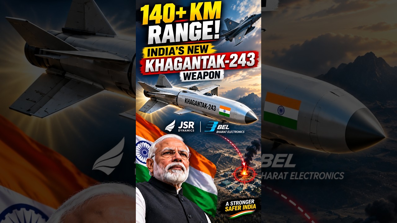 140+ KM Range! India&rsquo;s New Khagantak-243 Weapon