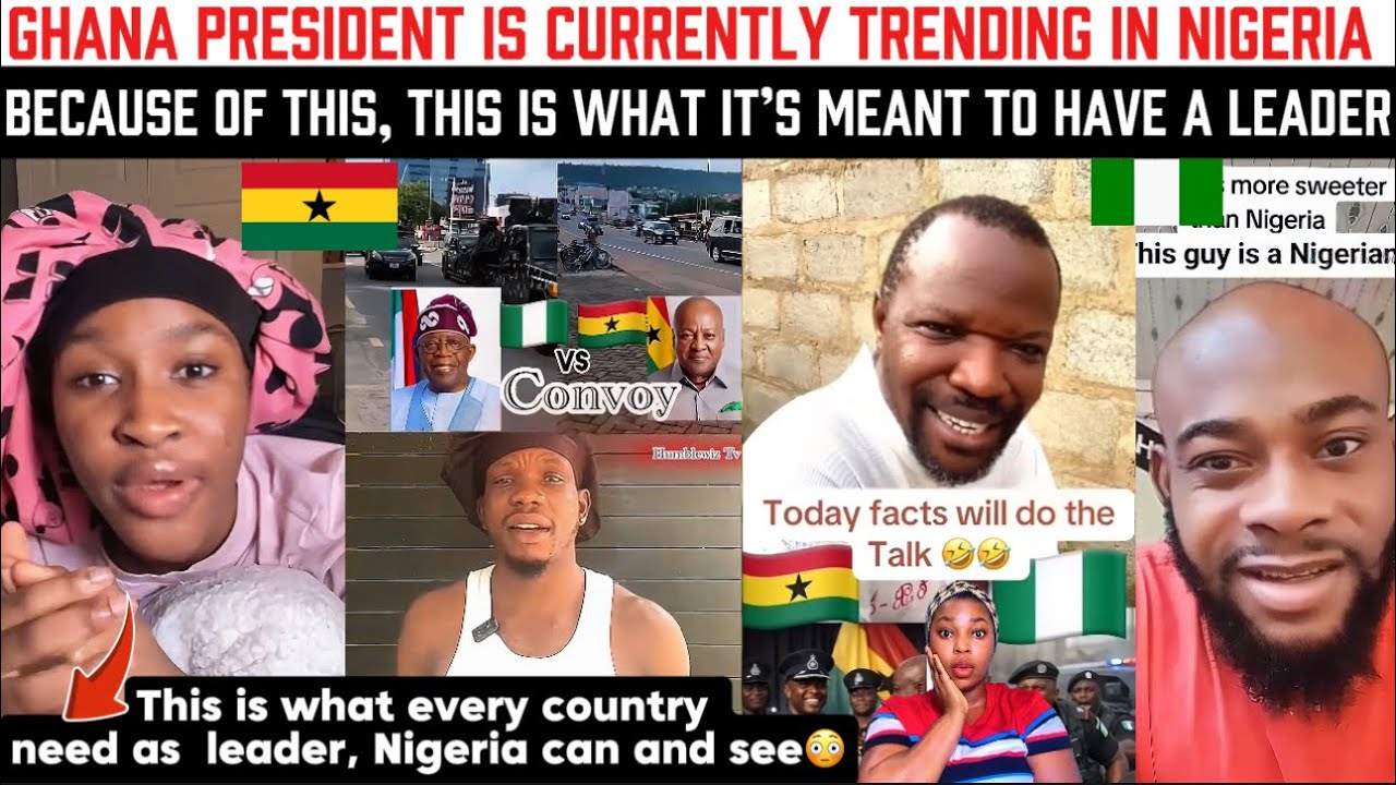 OMG 💃Ghana🇬🇭 President Is Currently trending in Nigeria 🇳🇬because of this act 