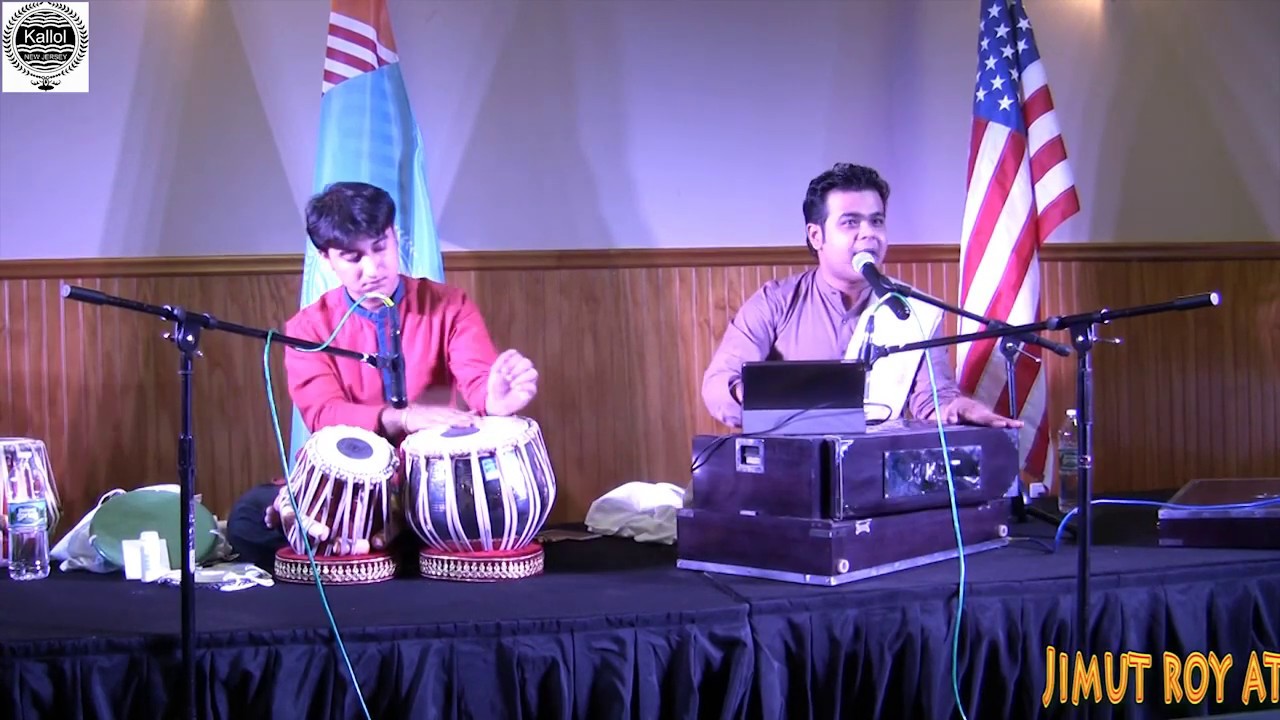 Jimut Roy at Kallol Club Opening fundraiser night