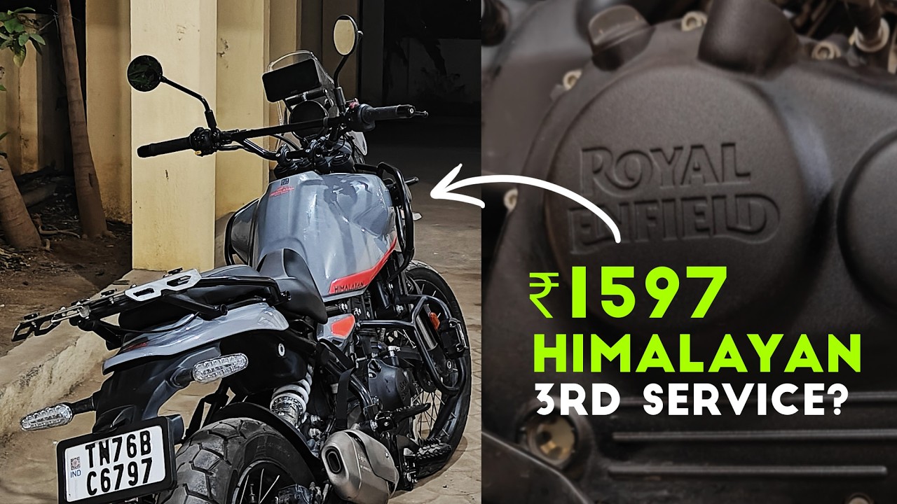 Himalayan 450 3rd Service Cost 😳 Only ₹1597!