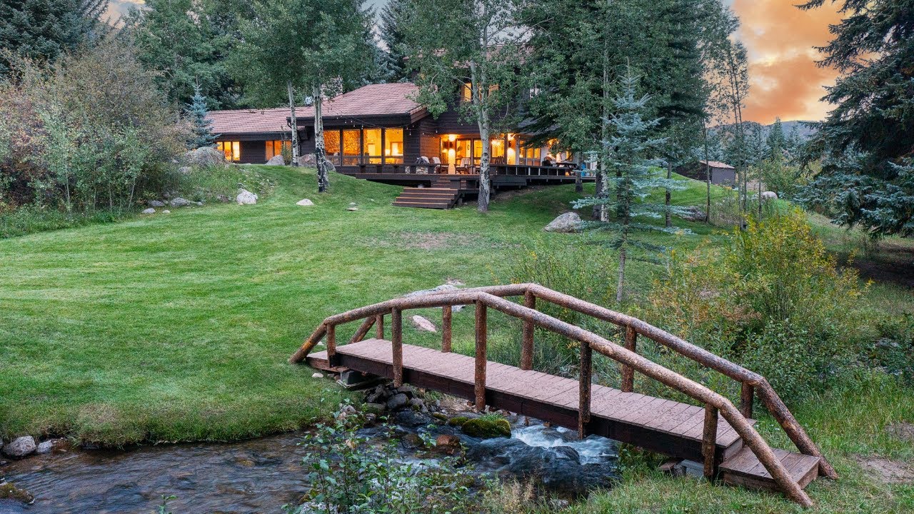 Inside Slingshot Sanctuary | A Serene Creekfront Retreat in Edwards, Colorado