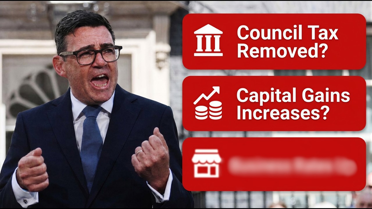 Andy Burnham Is About To Raise Your Taxes (Three Changes Explained)