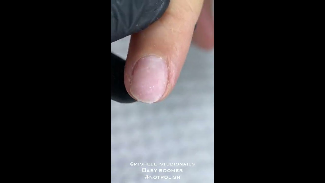 Uñas acrílicas con degradado ✨Baby boomer✨