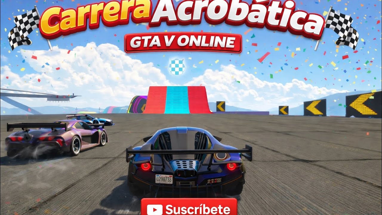 GTA V ONLINE - CARRERA ACROBÁTICA (la mejor)🔥