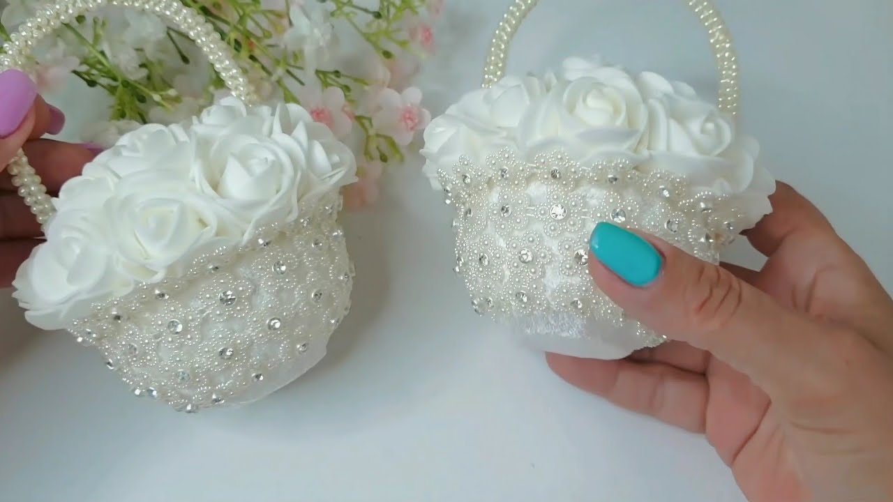 Бонбоньерки корзина роз #Marine_DIY_Guloyan