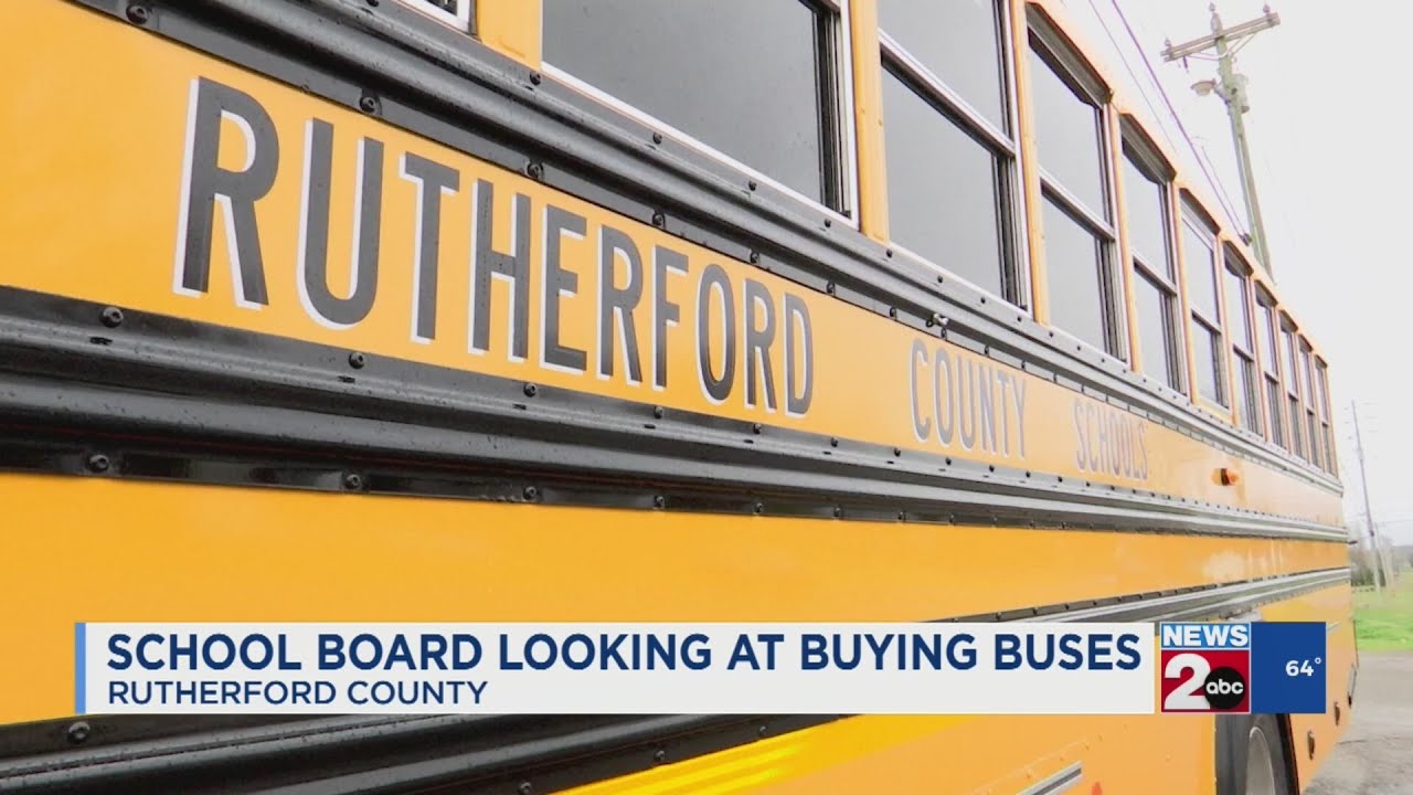 Rutherford County Schools looking at buying school buses