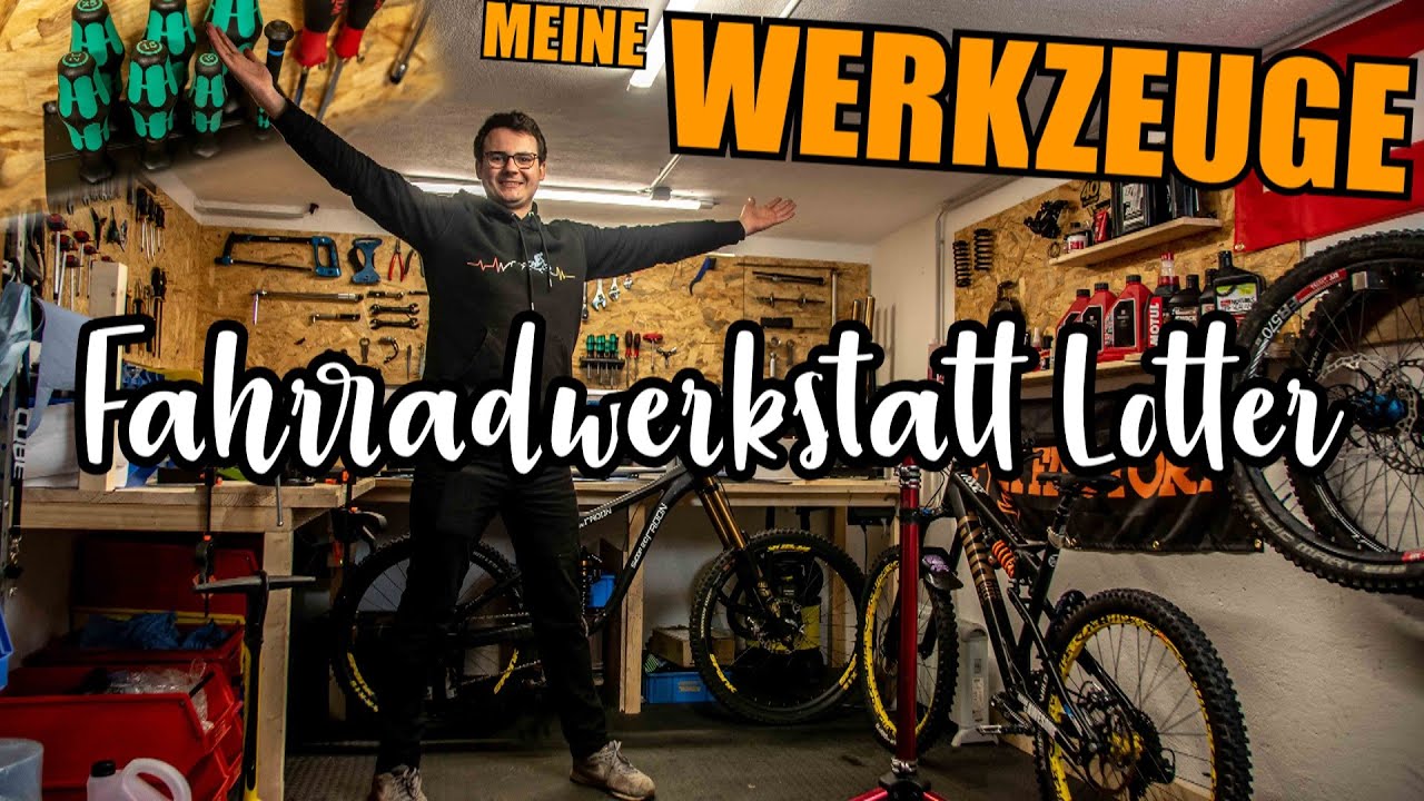 Ich zeige euch meine Werkstatt und mein Werkzeug - Fahrradwerkstatt Lotter