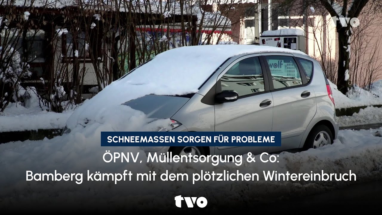ÖPNV, Müllentsorgung & Co: Bamberg kämpft mit dem plötzlichen Wintereinbruch