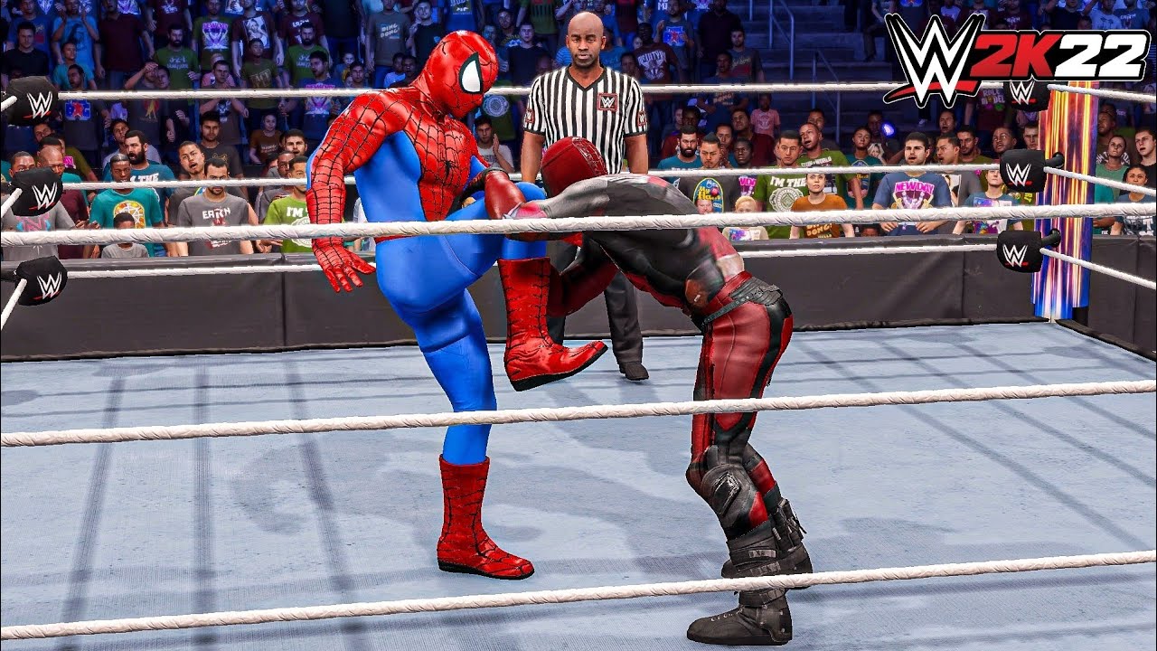 Wwe 2k22 - Spider Man vs Deadpool