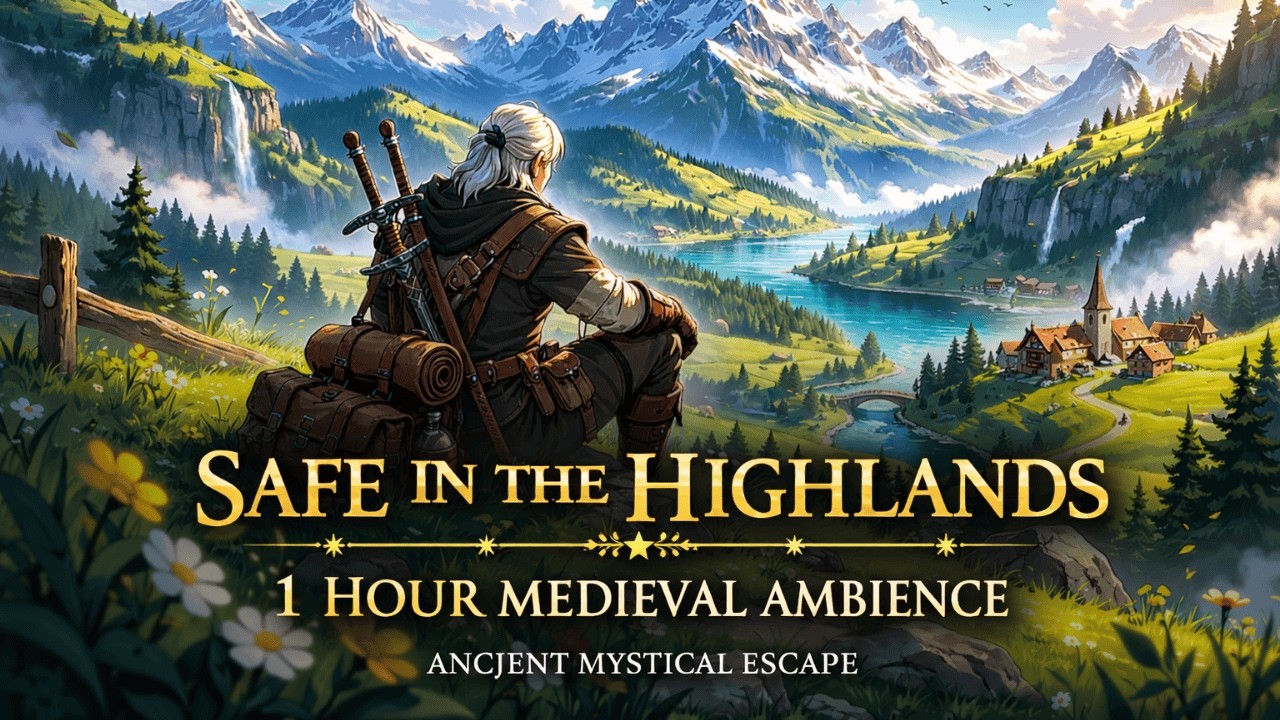 Epic Medieval Mountain Pass 🏔️ 1 Hour Immersive Fantasy Ambience