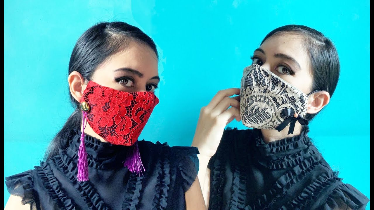 DIY Fashion Covid Mask || Cara Membuat Masker Covid