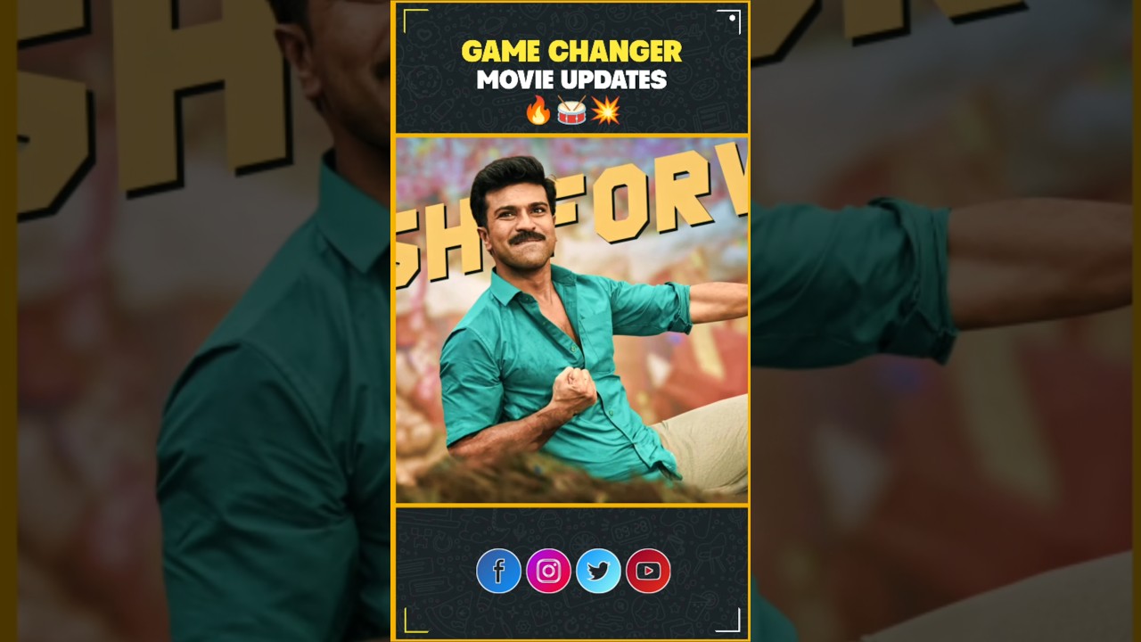 Game Changer Movie Updates 😉💥| Ram Charan, Kiara | Shankar | Thaman | Game Changer | InfiniPark
