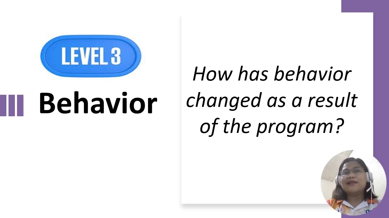 Kirkpatrick Evaluation Model