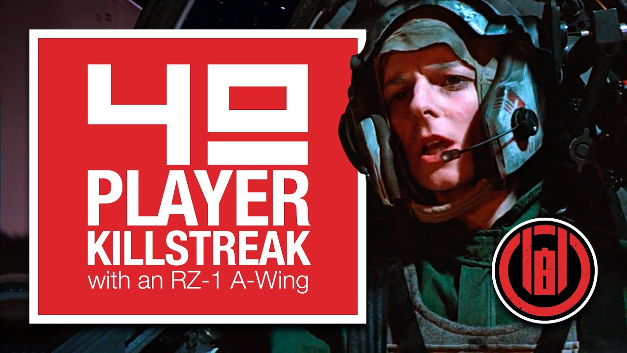 49 Player Killstreak with an RZ-1 A-Wing on Endor [SWBF2: Starfighter Assault]