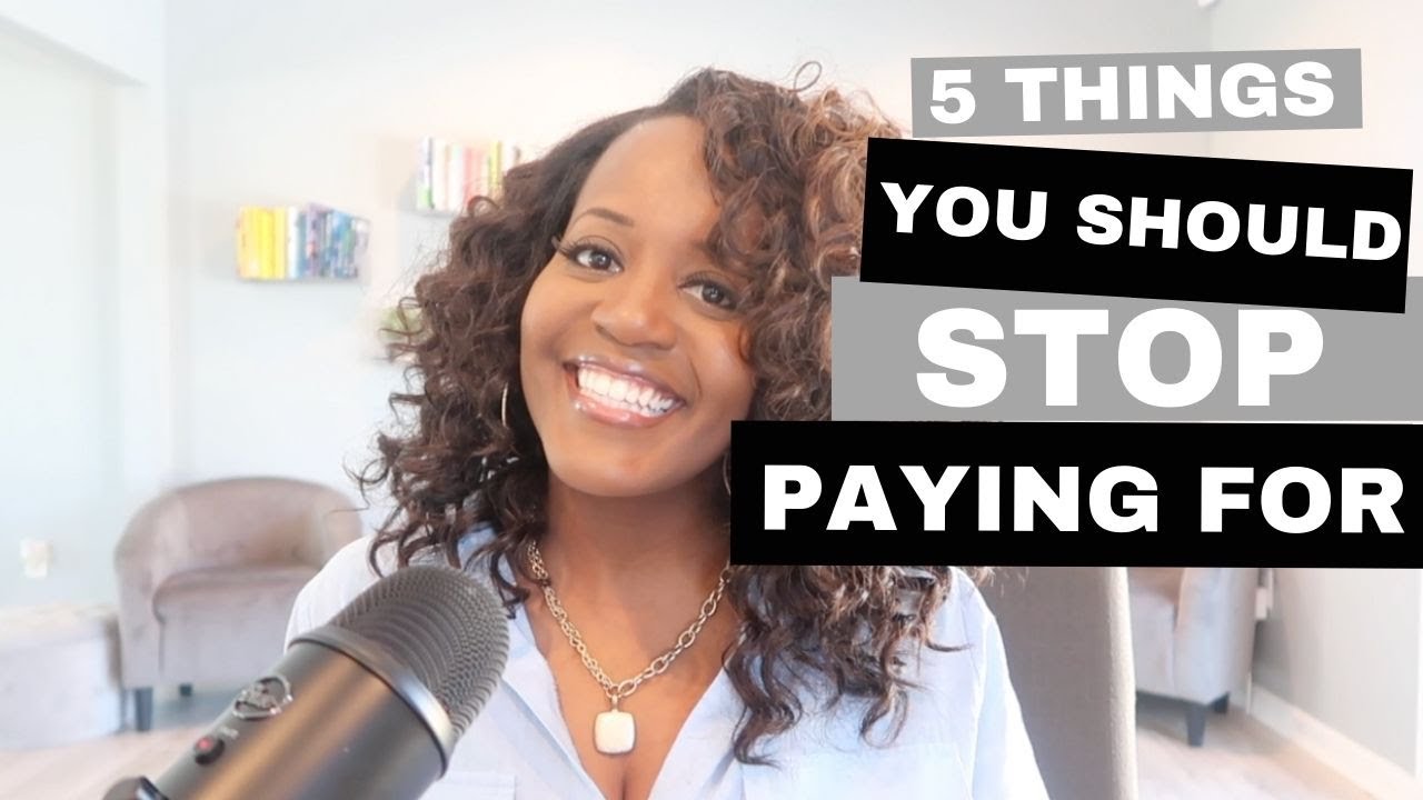 5 Things You Are Wasting Money On