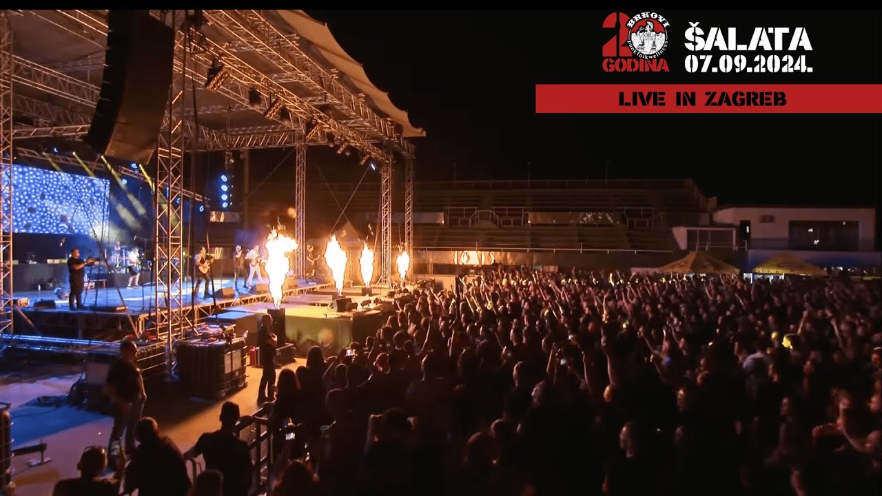 Brkovi - Pizda materina - Live in Zagreb - Official