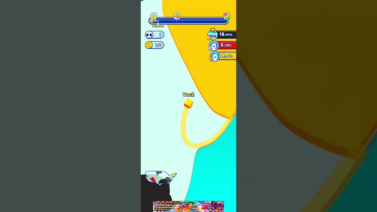 Jogando Paper.io 2