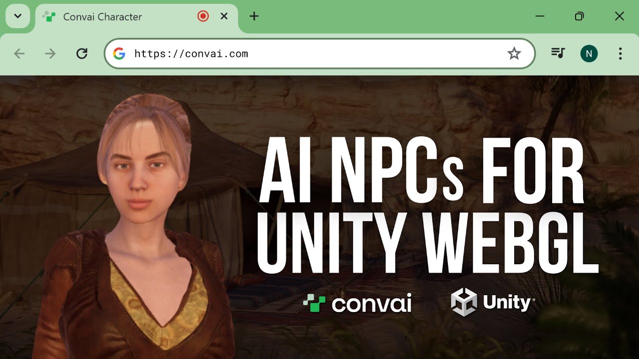 Умные ИИ-NPC для виртуальных миров, работающих в вашем веб-браузере | Учебное пособие по Convai U...