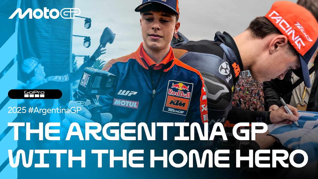 Home hero Valentin Perrone guides us through his first Argentina GP with GoPro! 👀