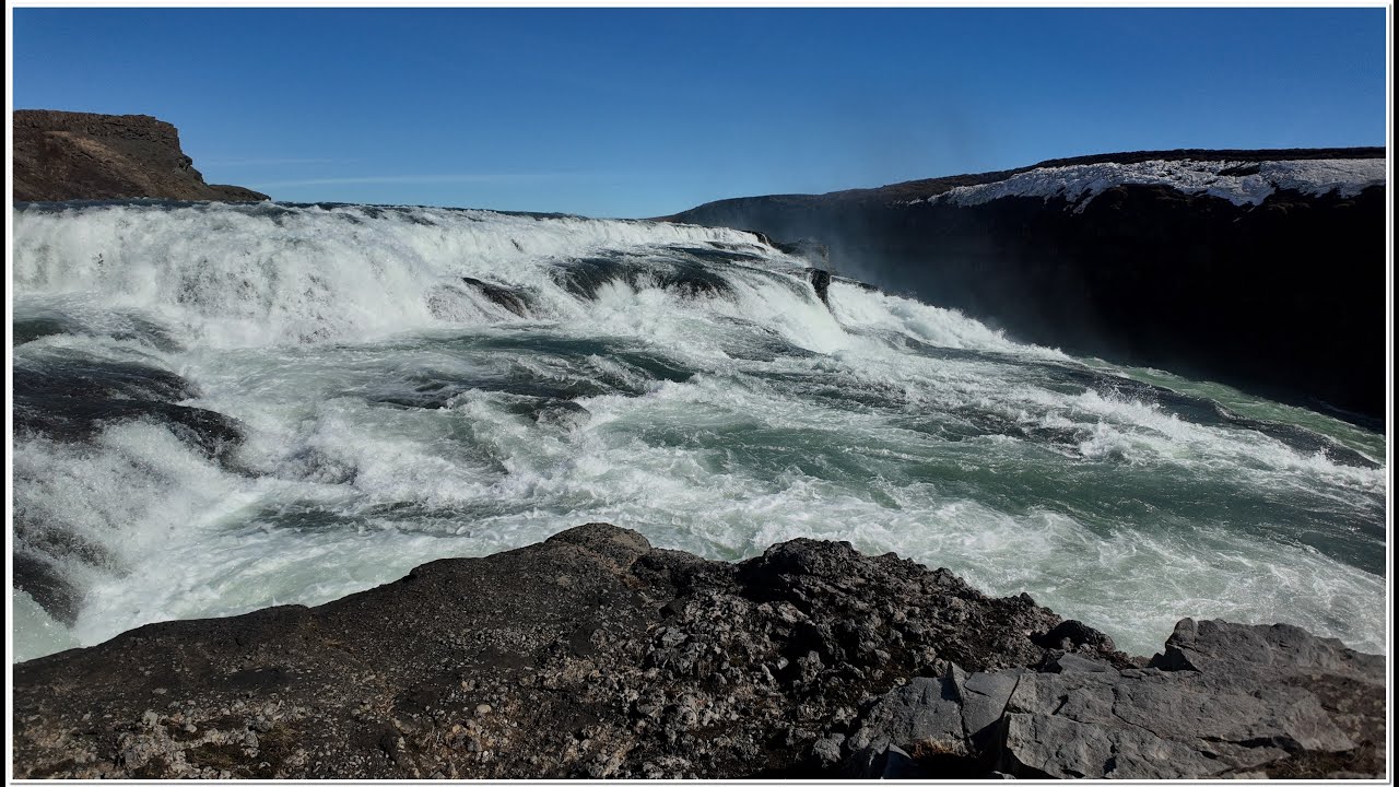Islandia , Wodospad  Gullfos - 2025.
