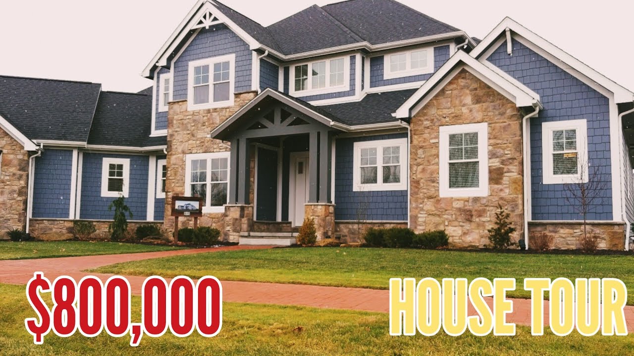 $800,000 Schumacher Craftsman Luxury Model Home Tour | 4bds | 3.5 bath | 3,700 sq ft