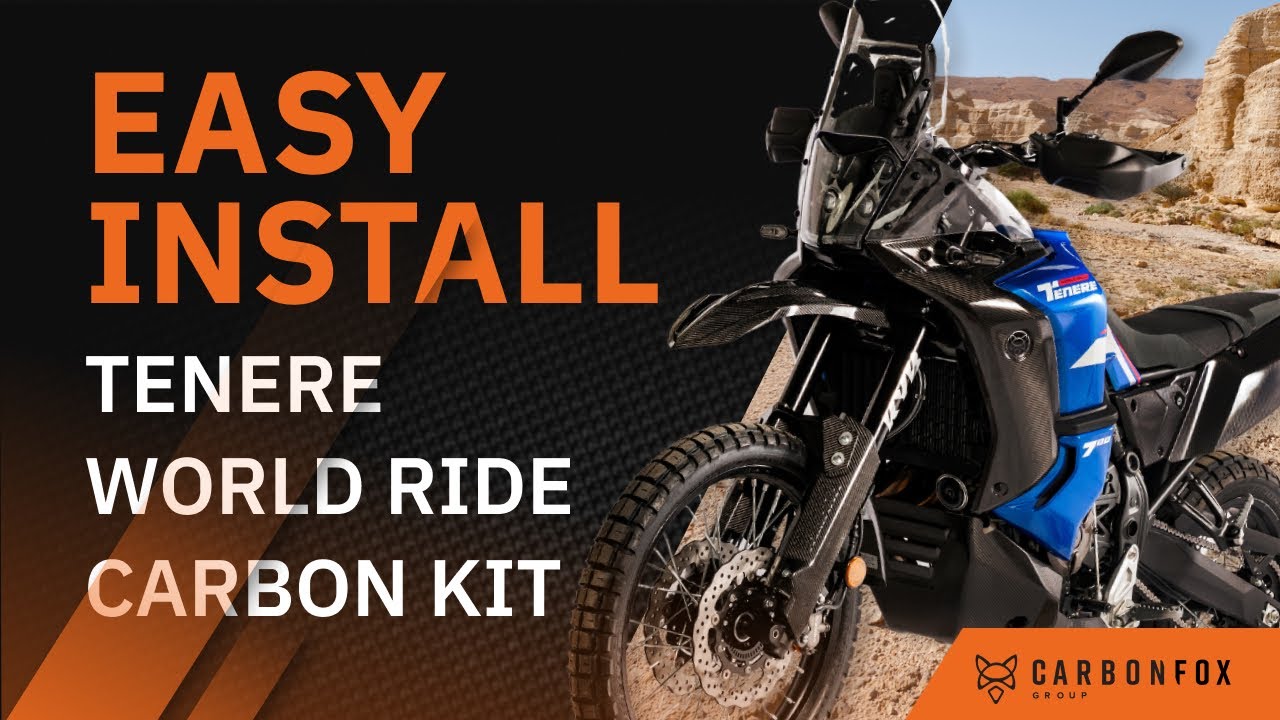 Step-by-Step Guide: Installing the Carbon Fox Kit on Your Yamaha Tenere 700 World Ride