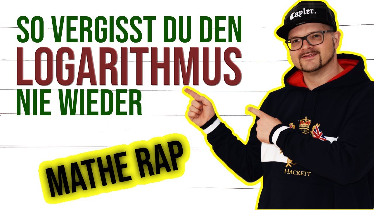 LOGARITHMUS und EXPONENTIALGLEICHUNGEN für Anfänger durch MATHE RAP verstehen und merken