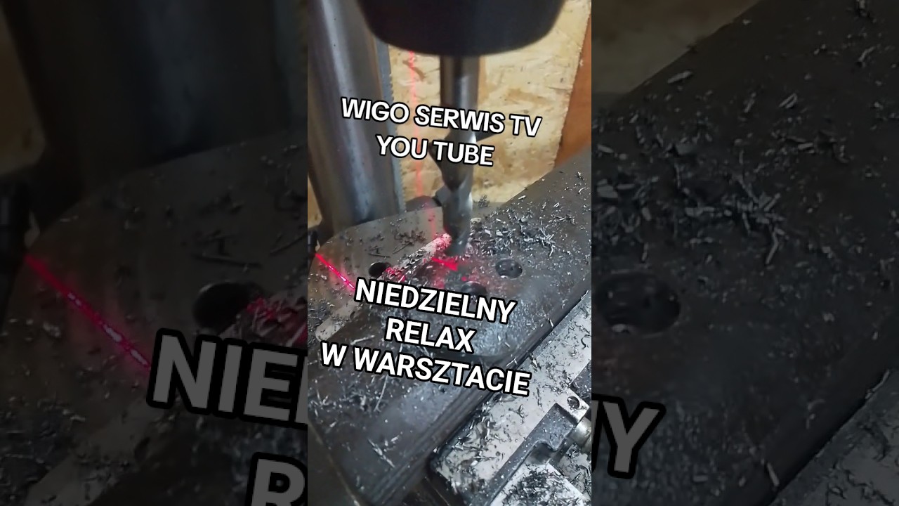 W wolnej chwili wymyślam sobie rozrywkę #shorts #warsztat #ostrzeniewiertła #porady