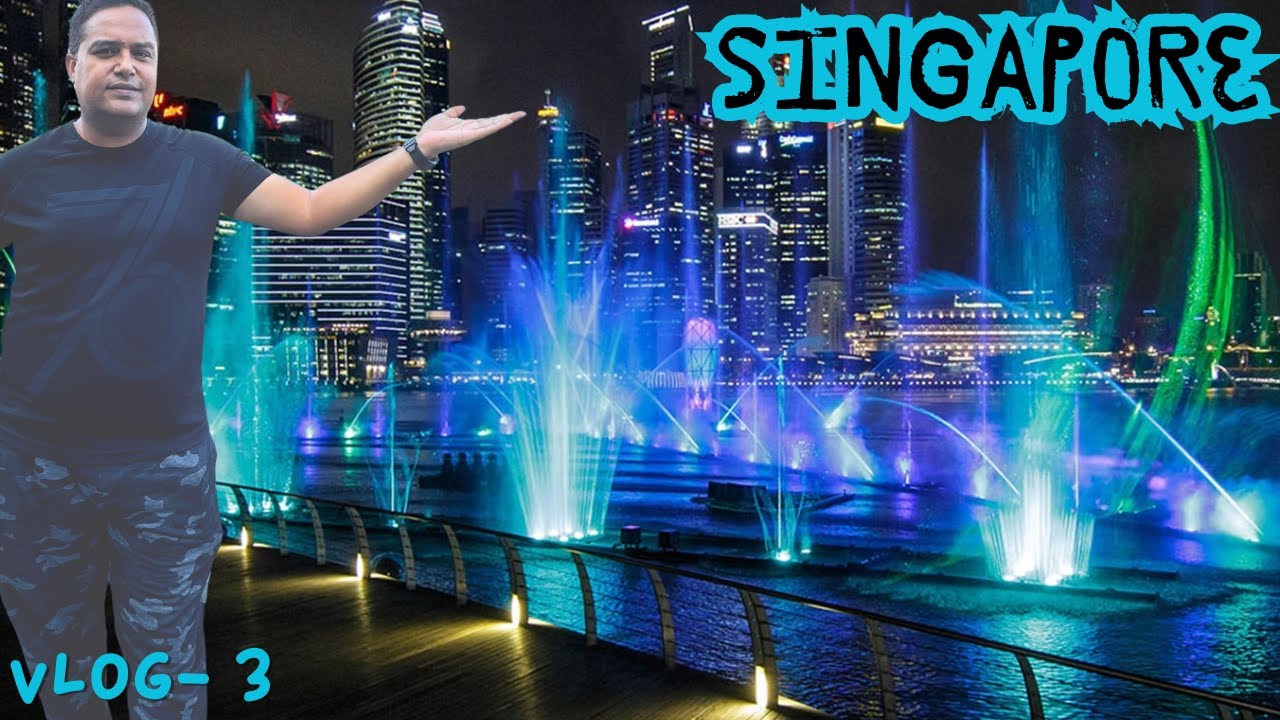 Spectra - A Light & Water Show | FULL VIDEO | SINGAPORE | Vlog 3
