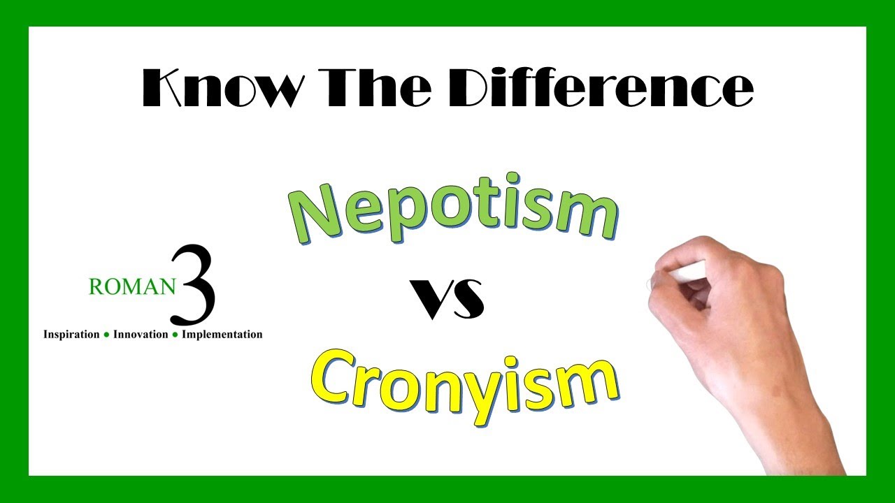 The Difference Between Nepotism and Cronyism #nepotism