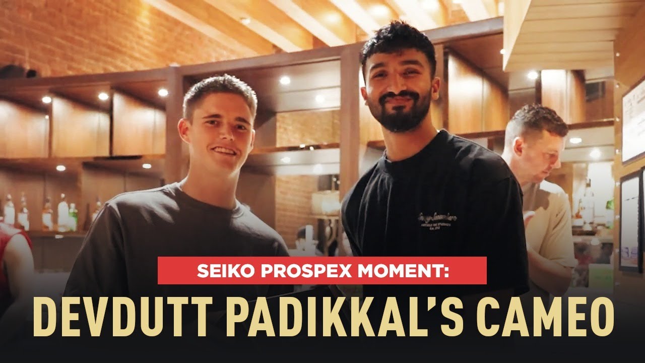 Seiko Prospex Moment: Devdutt Padikkal&rsquo;s cameo | IPL 2025 | CSK vs RCB