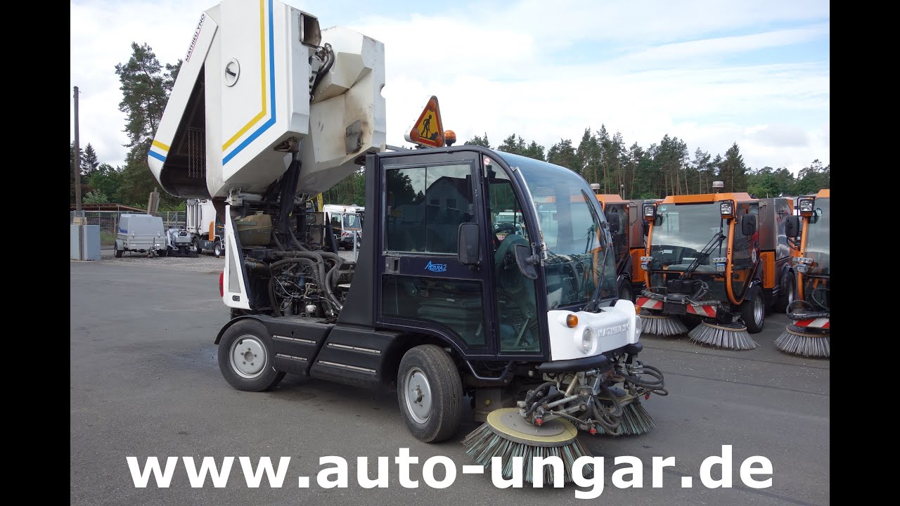 Mathieu - Yno Azura 2 Hydrostat 4-Rad Lenkung Baujahr 2002 Kehrmaschine www.auto-ungar.de