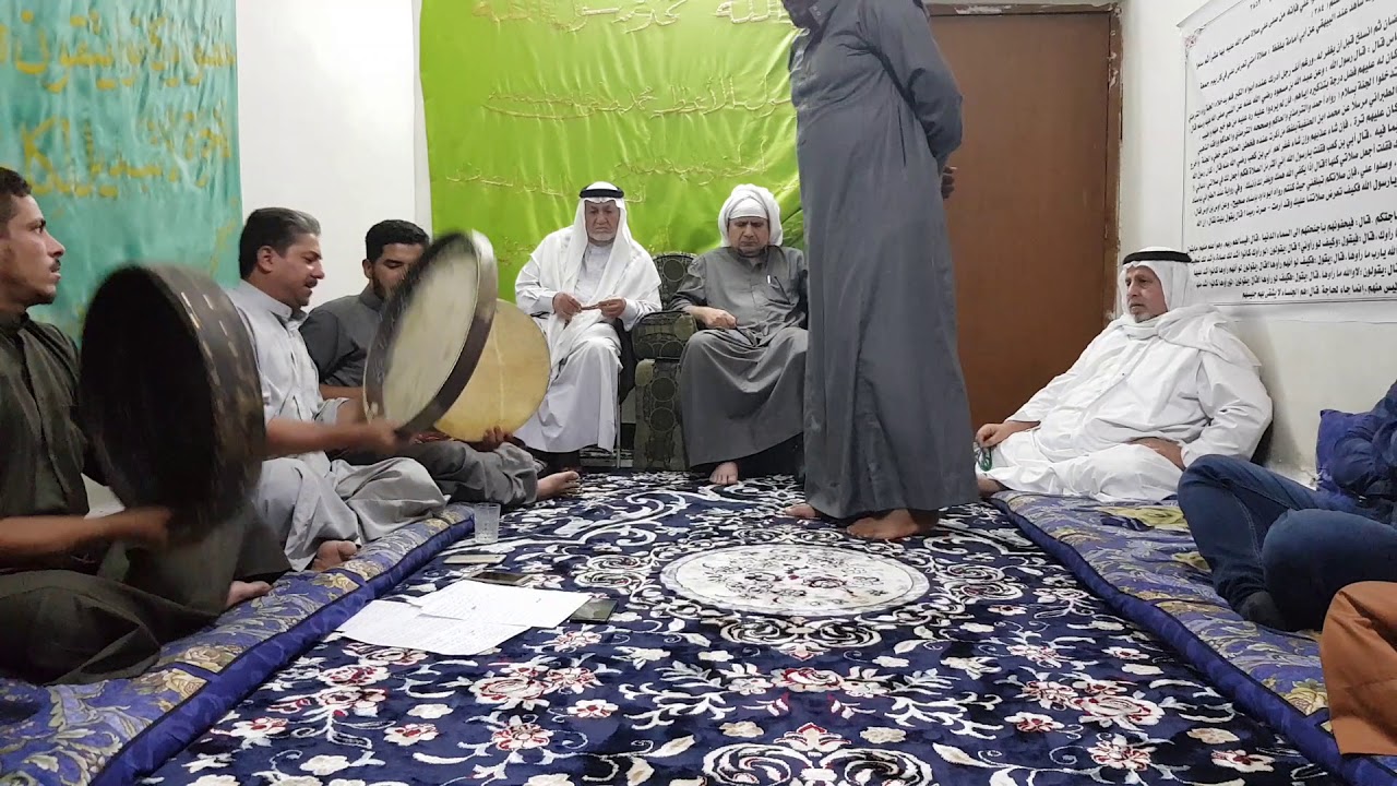 المداح عيسى العبود في دار سيد يونس العيثاوي (راكب مهرتة وكال يالتنخاني اضرب سلاح وفوت )2018.11.1