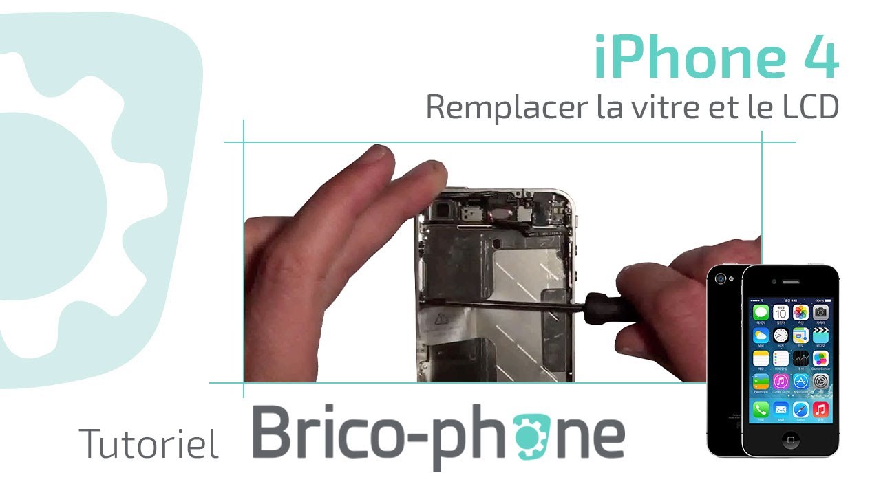 TUTORIEL iPhone 4 : changement vitre + LCD (Démontage + remontage)