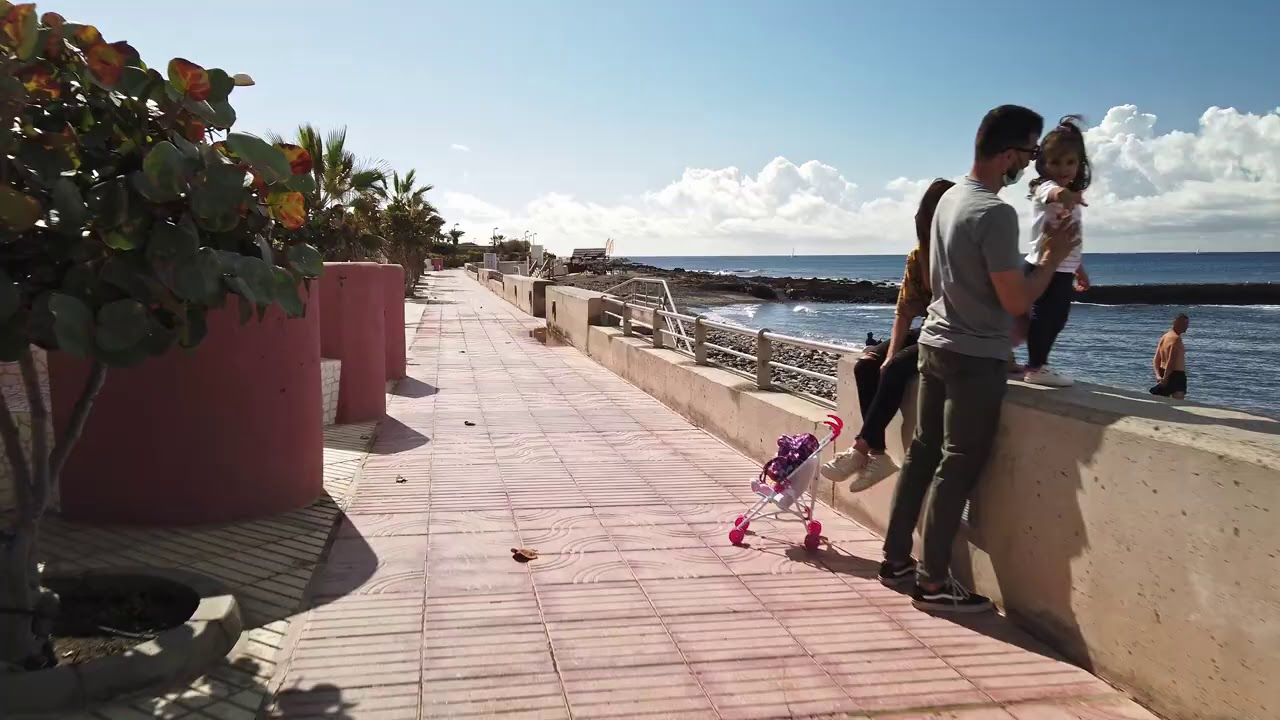 Palm Mar is a coastal town in the south of Tenerife, Canary Islands, Spain. Walking tour in December