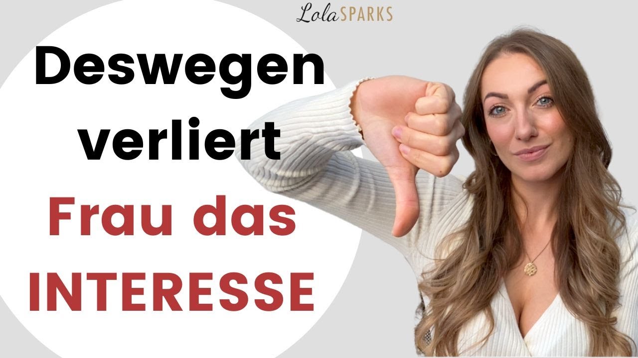 Frauen verlieren auf dem Date das Interesse aus diesem Grund