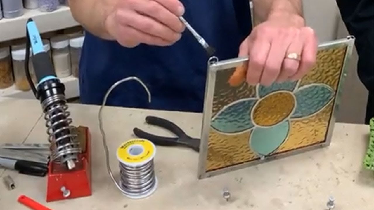 Finishing Your Stained Glass Project #FacebookLive