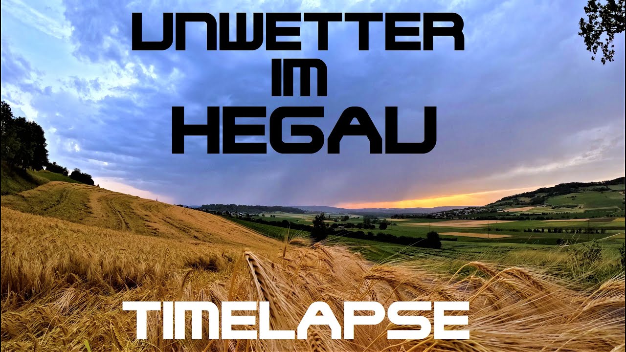 Unwetter im Hegau - Timelapse GoPro 11 4K