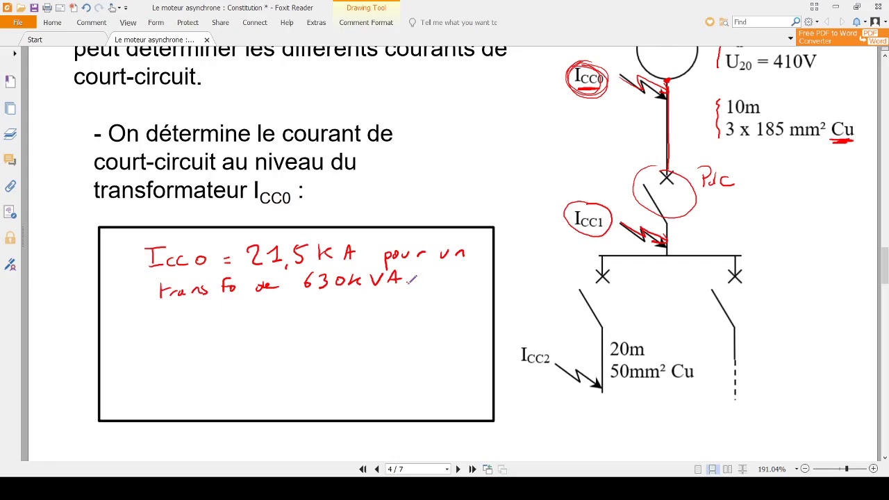 exercices calcul Icc