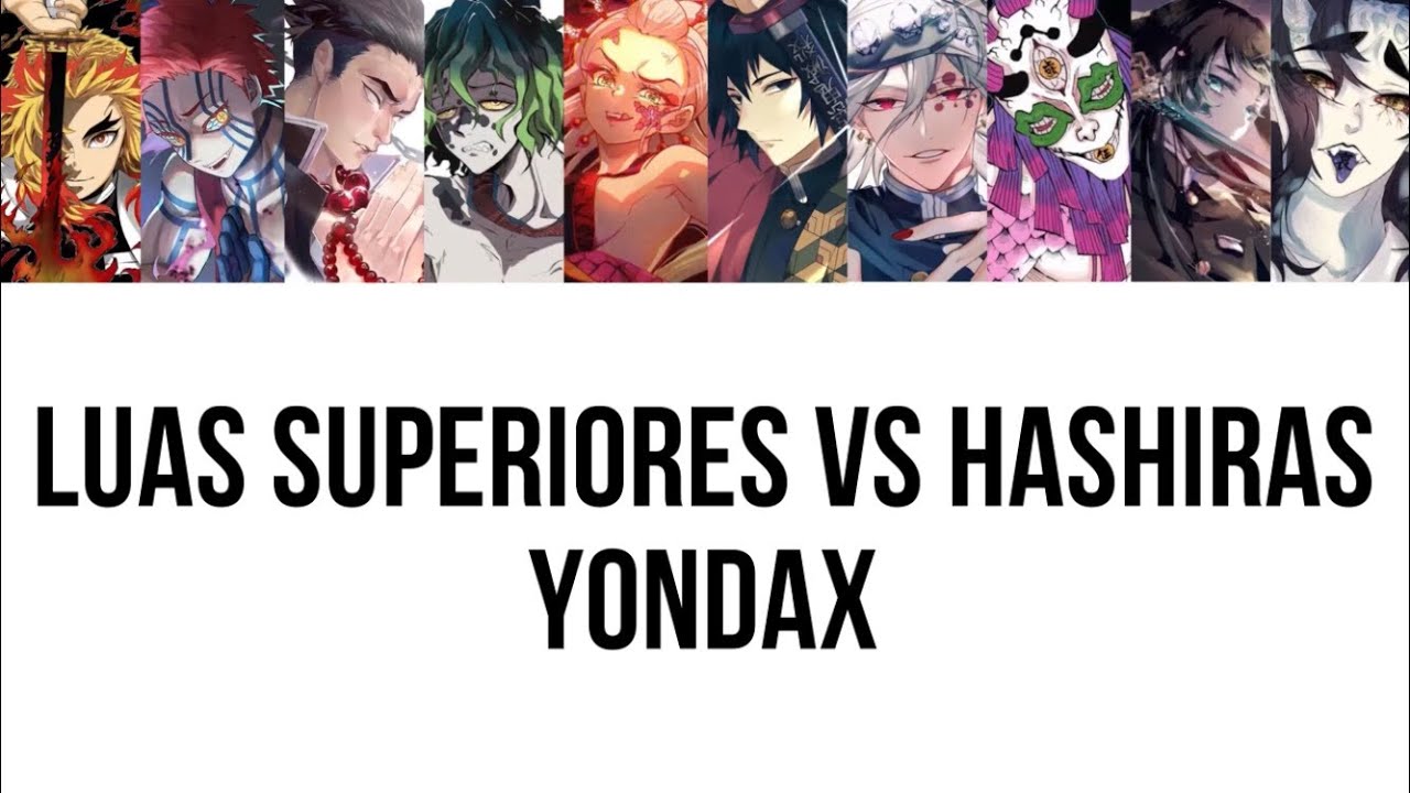 LETRA luas superiores vs hashiras | rap demon slayer