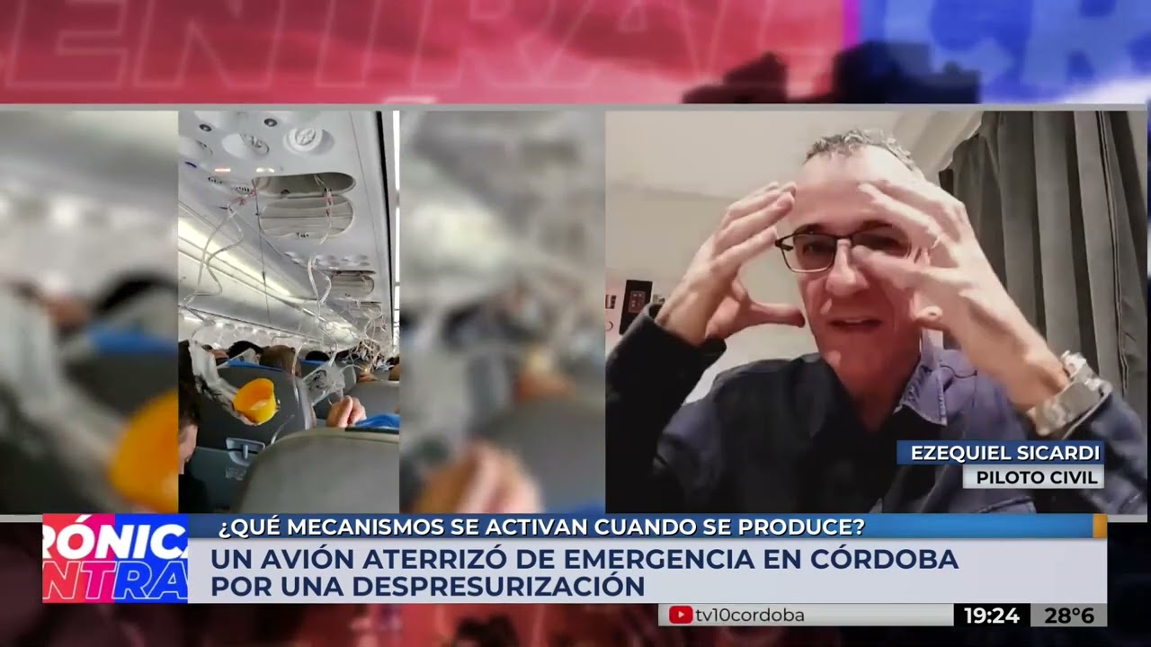 Piloto explica el ATERRIZAJE FORZOSO en Córdoba