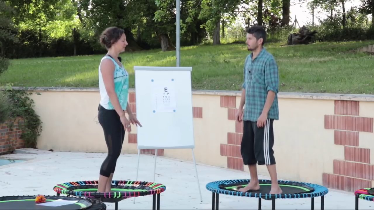 Améliorez votre vision grâce aux mouvements : exercices sur Trampoline Bellicon