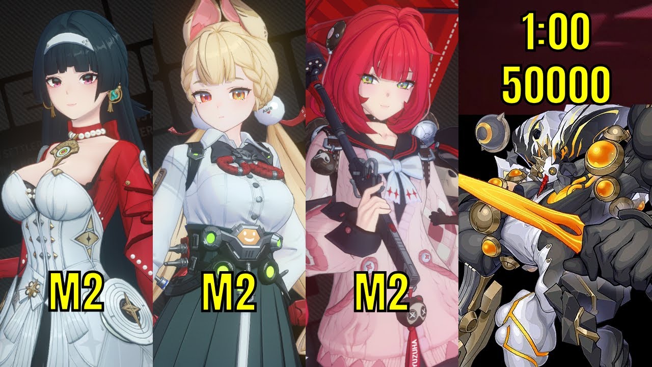 M2 Alice 50000 Score Shiyu Defense 5 Room 1 | Ft. M2 Astra & M2 Yuzuha | Zenless Zone Zero 2.6
