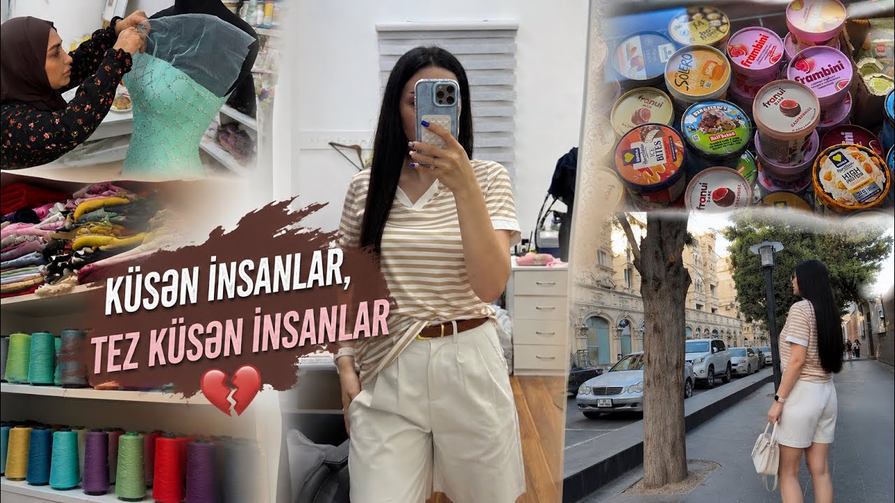 QƏLİNİMİZLƏ K&Uuml;SM&Uuml;Ş&Uuml;K ?? Niyə g&ouml;r&uuml;şm&uuml;rəm 🤦🏻&zwj;♀️ Ailə Vlogu 💗Ayka 14