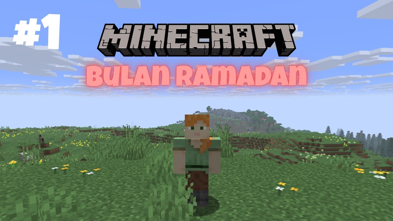 🔴Aku cuba main minecraft solo | Minecraft Puasa (Malaysia) - Episod 1