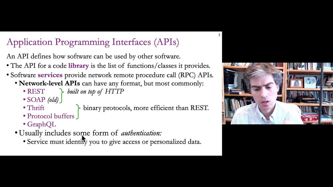 CS-310 Lecture 05 - REST APIs and Data Serialization