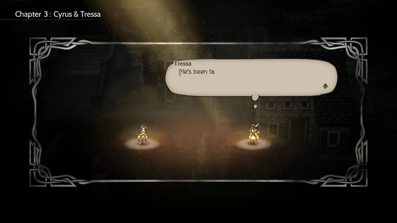 Octopath Traveler - Cyrus Chapter 3 Party Chat/Travel Banter