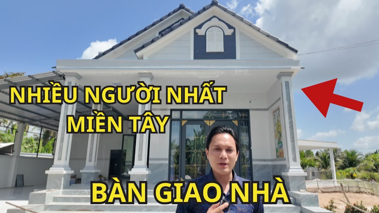 #50 MẪU NHÀ ĐƯỢC NHIỀU NGƯỜI XÂY NHẤT MIỀN TÂY 2025 - NHÀ CẤP 4 CHỮ L BÀN GIAO NHÀ